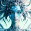 Placeholder: icy blue, anime, mutated human,tears, crying, sad, fae, majestic, ominous, ice, plants, wildflower, facepaint, intricate, oil on canvas, masterpiece, expert, insanely detailed, 4k resolution, retroanime style, cute big circular reflective eyes, cinematic smooth, intricate detail , soft smooth lighting, soft pastel colors, painted Rena