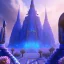 Placeholder: Aztecan blue crystal temple ! soft background | god rays | intricate | elegant | transparent blue and pink landscape | highly detailed | illustration | depth of field, luminosity, ultra sharp focus, ultra high definition