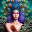 Placeholder: Insanely detailed photograph of an elaborate beautiful peacock goddess intricate glowing skin eyes intricate face hair lashes fur dress hyperdetailed painting by Anna Dittmann Huang Guangjian and Dan Witz CGSociety ZBrush Central fantasy art album cover art 4K 64 megapixels 8K resolution HDR Greek shiny space colours jewelry celestial hair eyes light"