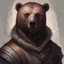 Placeholder: dnd, portrait of bear-human