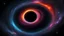 Placeholder: orbiting a black hole from a trillion miles away, peaceful, colorful, dark, ominous, beautiful abyss,