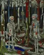 Placeholder: The Underworld with dead trees painted by Jean Dubuffet