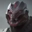 Placeholder: evil Predator in Fight armor with knifes , 8k resolution concept art portrait