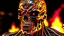 Placeholder: 4K, ultra detail, ombres et reflets maximum, full realism portrait terminator iron maiden logo full face flames4K, ultra detail, full realism portrait terminator hard rock logo full face city firestarter in the background