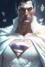 Placeholder: The epic portrait of Superman, dressed in white attire and adorned with gorgeous and surreal intricate details , wide-angle view , Half body composition , shinycinematic , artstation
