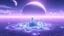 Placeholder: Alien planet with purple oceans and glowing crystal archipelagos, sky with two moons, luminous marine life, cinematic digital painting style.