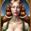 Placeholder: portrait of a beautiful busty woman Sandro Botticelli style smiling