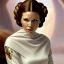 Placeholder: extremely detailed 8k hyperspace wallpaper,complete and photo realistic detailed head to waist stunning photo realistic portrait of carrie fisher as Princess Leia in star wars with photo realistic minimal updo hair , brown eyes, professional majestic oil painting by Ed Blinkey, Atey Ghailan, by Jeremy Mann, Greg Manchess, Antonio Moro, trending on ArtStation, Intricate, High Detail, Sharp focus, dramatic, by greg rutkowski, realism, beautiful and detailed lighting, shadows