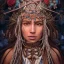 Placeholder: Insanely detailed photograph of an “portrait of gorgeous native american goddess ” with intricate hair, intricate embroidered dress, beautiful clear face and hyperdetailed painting by Ismail Inceoglu Huang Guangjian and Dan Witz CGSociety ZBrush Central fantasy art album cover art,8K, hdr, romantic, mysterious, ominous, flowers, jewelry, comfort, natural eyes, "arms open for embrace"