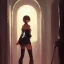 Placeholder: by wlop, ilya kuvshinov, krenz cushart, greg rutkowski, pixiv, sarah j. maas book cover style magician at the end of a corridor, smooth, sharp focus, d & d style, artstation, 4 k, hdr