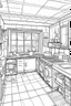 Placeholder: Outline art, house design, laundry room, no shading, no lines, cartoon style, --ar 9:11