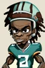 Placeholder: Nicholas Jackson Footballer, cartoon 2d