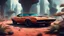 Placeholder: muscle car in an ecosystem scifi like avatar