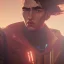 Placeholder: Best quality, masterpiece, ultra high definition, (photorealistic: 1.4),Futuristic, cyberpunk, Friedrich Nietzsche,Comic style