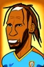 Placeholder: Drogba Footballer, cartoon 2d