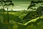 Placeholder: A green plain near a jungle painted by Henri Rousseau