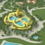 Placeholder: A tourist resort in the shape of a pineapple