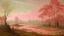 Placeholder: A pink swamp near a highway painted by Leonardo da Vinci