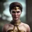 Placeholder: analog style, Celtic goddes, portrait, simmetric eyes, war ambient,queen, wonder woman wearing outfit, ultra realistic photo