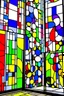 Placeholder: "Boo-Boo-Boo"; Bauhaus; Street Art; Stained Glass