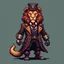 Placeholder: Pixel Art, Videogame Final Boss, Anthropomorphic Lion in a Steampunk outfit