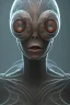 Placeholder: spider alien, head,8 eyes, evil, 8k, finely detailed, photo realistic, HR Giger style