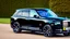 Placeholder: ultimate black rolls royce Cullinan Fire, Rear View, 4K, Ultra Detailed