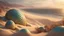 Placeholder: the coast of a desert seen from the top of a dune. small hatching dragon eggs on the beach. fantasy, cinematic lighting, hyper realisme, Hyperrealistic, splash art, concept art, mid shot, intricately detailed, color depth, dramatic, 2/3 face angle, side light, colorful background