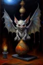 Placeholder: Living king elf kettle bat, prize winning oil painting