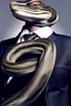 Placeholder: Snake dressed in a business suit