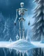 Placeholder: A frozen skeleton standing in a frozen lake, sharp focus, emitting diodes, smoke, artillery, sparks, racks, system unit, motherboard, by pascal blanche rutkowski repin artstation hyperrealism painting concept art of detailed character design matte painting, 4 k resolution blade runner, digital Art, perfect composition, beautiful detailed intricate insanely detailed octane render trending on artstation, 8 k artistic photography, photorealistic concept art, soft natural volumetric cin