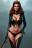 Placeholder: Raquel Welch as evil queen in black leather, leather, busty, cleavage, angry, stern look. character design by cory loftis, fenghua zhong, ryohei hase, ismail inceoglu and ruan jia. unreal engine 5, artistic lighting, highly detailed, photorealistic, fantasy