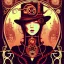 Placeholder: beautiful steampunk girl, hyper detailed, hyperdetailed, intricately detailed, illustration by <kilian eng>,