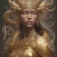 Placeholder: sango fantasy, fantasy magic, intricate, sharp focus, illustration, highly detailed, digital painting, concept art, matte, artgerm and paul lewin and kehinde wiley, masterpiece silver tiger head bronze Asian African girl nice breast Afo hair turquoise sun rain waves