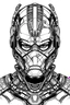 Placeholder: antman coloring page for kids, white background, clean line art, fine line art HD AR 2:3
