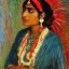 Placeholder: Indian woman monet