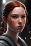 Placeholder: Star Wars, First Order, young woman, ginger hair, braids, brown eyes, freckles, pale.