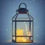 Placeholder: glowing fireflies in a lantern, many ghostly lights inside a belljar, fairy lights, polaroid, symmetry, bioluminescence, luminescent glow, moody, tender, photorealistic, octane render, golden hour