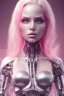 Placeholder: cyborg, pink hair, lena gerke, perfekt eyes, real, dream