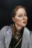 Placeholder: Famous female actress aged 42 portrayed in her mansion