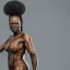 Placeholder: A black warrior queen, hyper realistic rendered, 8k, smoke, fearful and anger, the armor of God, photography quality