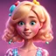 Placeholder: candy girl teenager, pixar, blonde