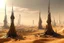 Placeholder: Honored Matres, future city in a desert background, fremen