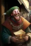 Placeholder: happy merchant medival