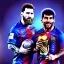 Placeholder: Lionel Messi und diego armando maradona halten gemeinsam in einem Stadion den Worldcup in der Hand, Fußball, stadion, viele menschen, perfect quality, argentinien, photography, central