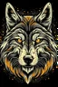 Placeholder: Discover the Perfect animal vector art wolf, Front Cover Design logo.