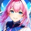Placeholder: 8k, Girl, high quality, detailed, pink hair, blue eyes, beautiful lighting, twins, smiling