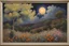 Placeholder: Night, clouds, trees, mountains, flowers, rocks, rodolphe wytsman impressionism paintings