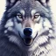 Placeholder: wolf, blue, black, masterpiece, expert, 8K, hyperrealism, sharp focus, cinematic lighting