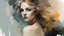 Placeholder: Aphrodite :: digital matt painting with rough paint strokes by Jeremy Mann + Carne Griffiths + Leonid Afremov, black canvas